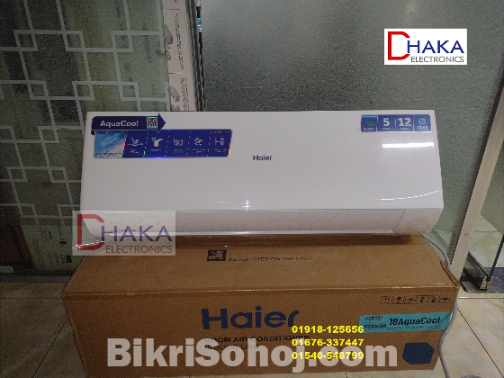 Haier 1.5 Ton Split AC HSU-18AquaCool Pro Official
